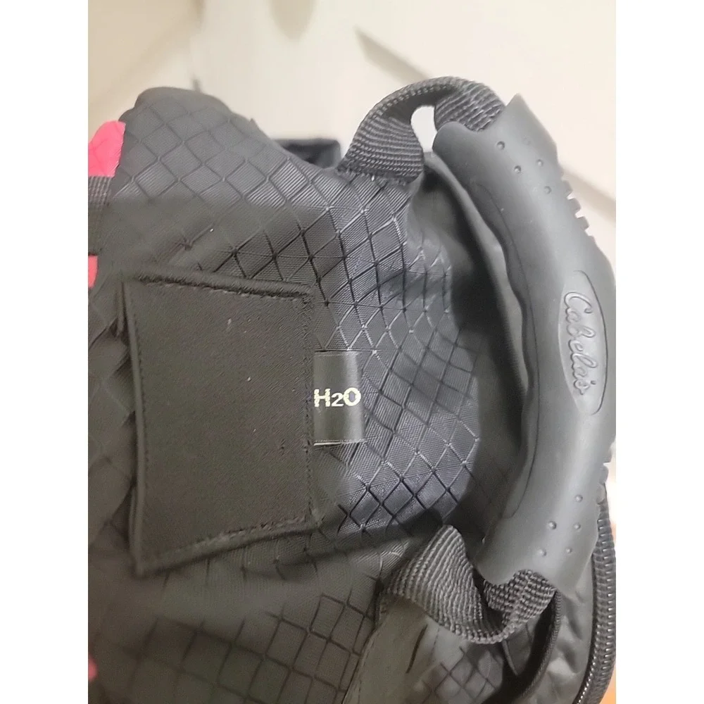 LARGE CABELA'S Hiking Camping Bag Tactical Backpack Outdoor Travel Red Lumbar